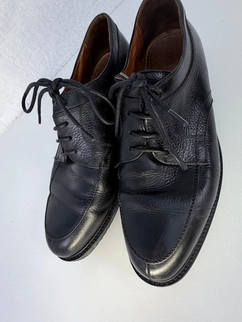Cole Haan Black Leather Oxford Dress Shoes Mens 11 Classic Lace Up